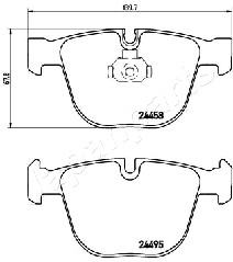 JAPANPARTS PP-0117AF Brake...