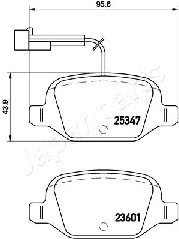 JAPANPARTS PP-0200AF Brake...