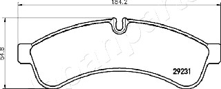 JAPANPARTS PP-0219AF Brake...