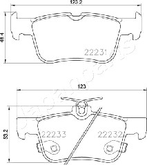 JAPANPARTS PP-0300AF Brake...