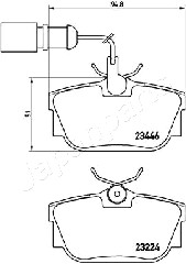 JAPANPARTS PP-0301AF Brake...