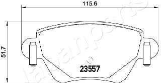 JAPANPARTS PP-0305AF Brake...