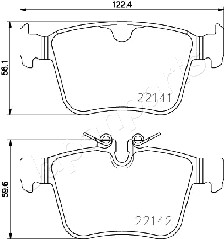 JAPANPARTS PP-0313AF Brake...