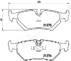 JAPANPARTS PP-0314AF Brake...