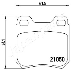 JAPANPARTS PP-0404AF Brake...