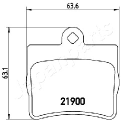 JAPANPARTS PP-0503AF Brake...