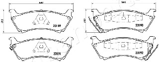 JAPANPARTS PP-0518AF Brake...