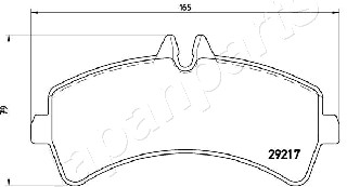 JAPANPARTS PP-0523AF Brake...