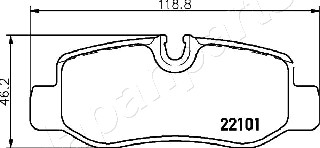 JAPANPARTS PP-0528AF Brake...