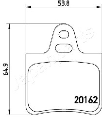 JAPANPARTS PP-0612AF Brake...