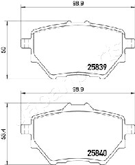 JAPANPARTS PP-0614AF Brake...