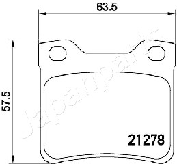 JAPANPARTS PP-0615AF Brake...