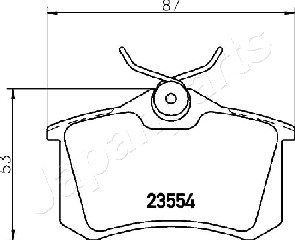 JAPANPARTS PP-0903AF Brake...