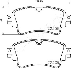 JAPANPARTS PP-0910AF Brake...