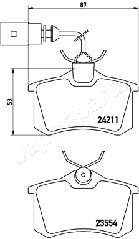 JAPANPARTS PP-0912AF Brake...