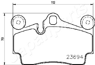 JAPANPARTS PP-0918AF Brake...