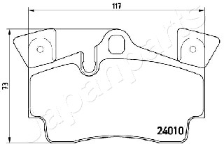 JAPANPARTS PP-0919AF Brake...