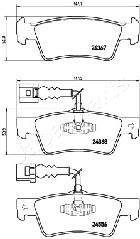 JAPANPARTS PP-0924AF Brake...