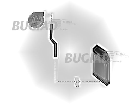 BUGIAD 86601 Ladeluftschlauch