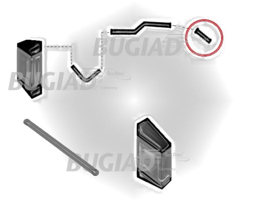 BUGIAD 86626 Ladeluftschlauch