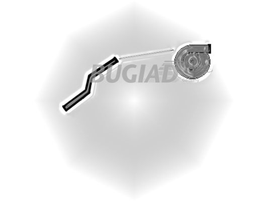 BUGIAD 88458 Töltőlevegő cső jobb kipufogógáz-turbó után Töltőlevegő hűtő BMW