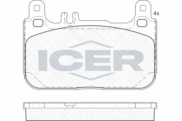 ICER 182173 Brake Pad Set, disc brake