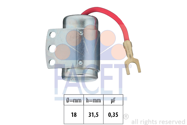 FACET 0.0066 Condensador,...