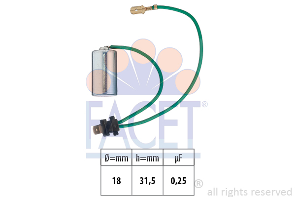 FACET 0.0179/108 Condenser,...