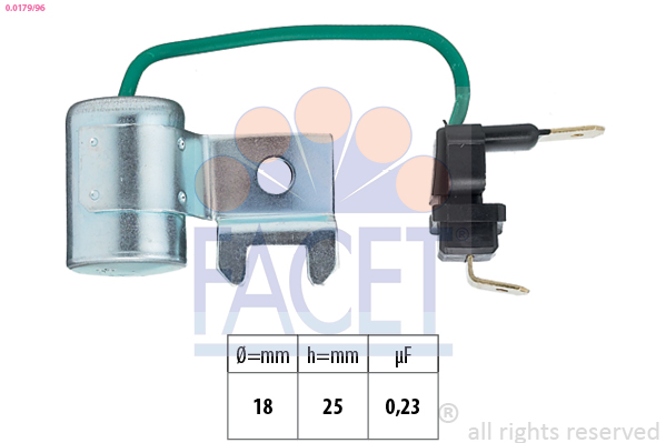 FACET 0.0179/96 Condenser,...