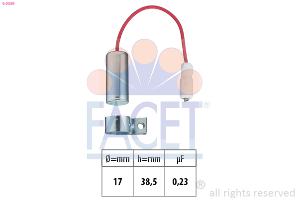 FACET 0.0339 Συμπυκνωτής,...