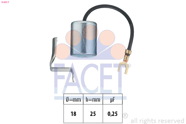 FACET 0.0617 Condenser,...