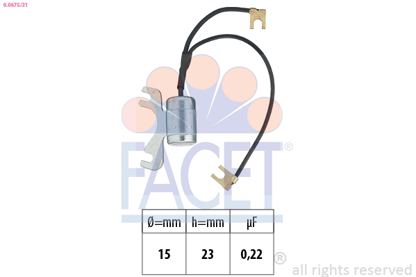 FACET 0.0675/31 Condenser,...