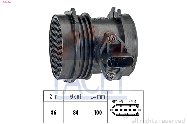 FACET 10.1064 Luftmassenmesser