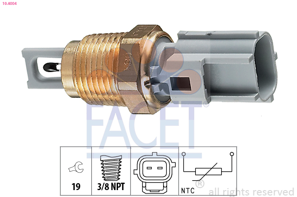 FACET 10.4004 حساس، درجة...