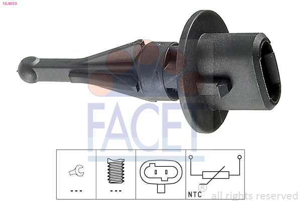 FACET 10.4010 حساس، درجة...