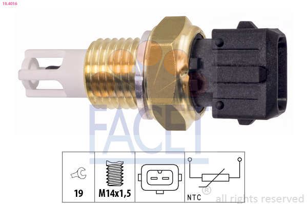 FACET 10.4016 حساس، درجة...