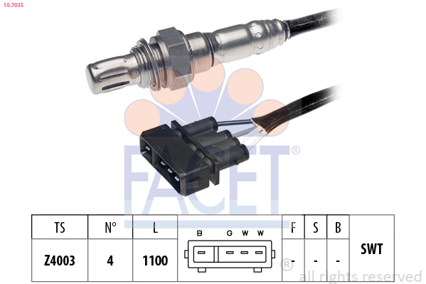 FACET 10.7035 Sonda Lambda