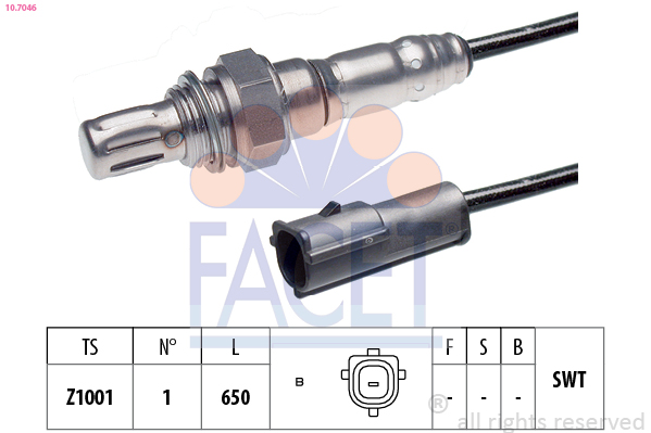 FACET 10.7046 Sonda lambda