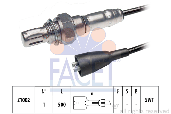 FACET 10.7047 Lambda sensörü