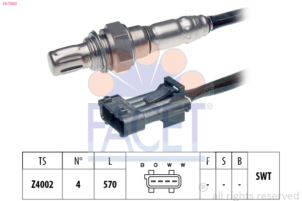 FACET 10.7063 Sonde lambda