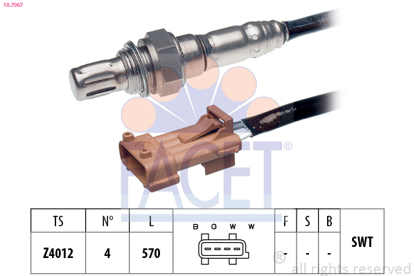 FACET 10.7067 Sonde lambda