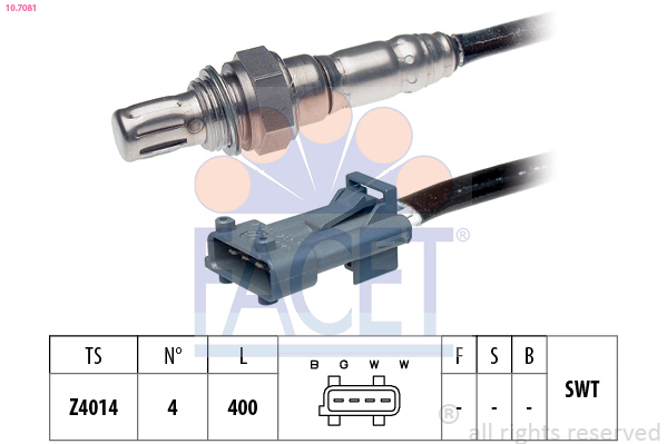 FACET 10.7081 Sonda lambda