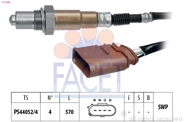 FACET 10.7090 Sonda lambda