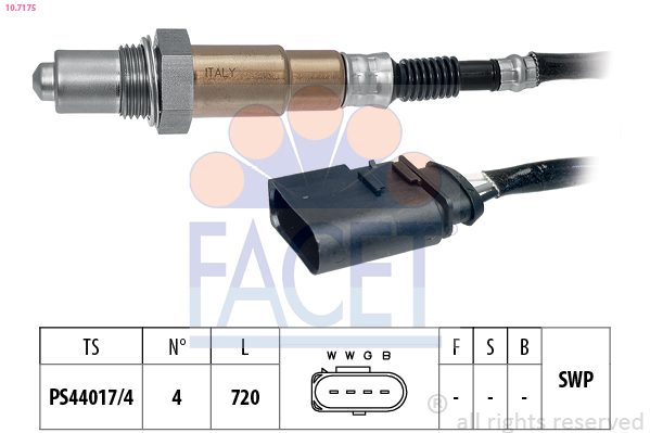 FACET 10.7175 Αισθητήρας λάμδα