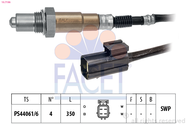 FACET 10.7196 Lambda sensörü