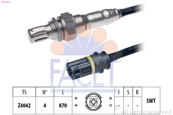 FACET 10.7314 حساس لمبدا