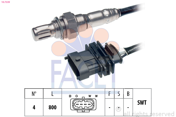 FACET 10.7339 Sonda lambda