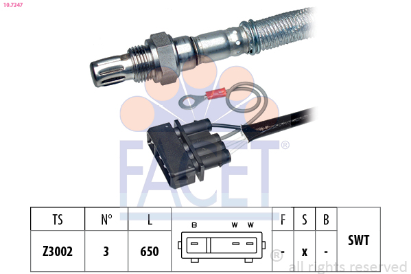 FACET 10.7347 Sonde lambda