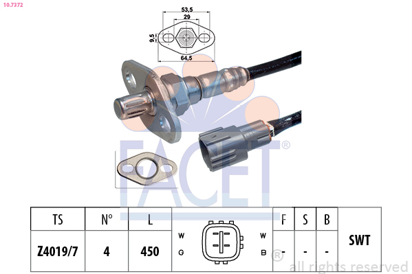 FACET 10.7372 حساس لمبدا