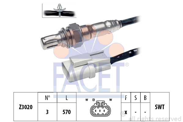 FACET 10.7398 Sonda lambda